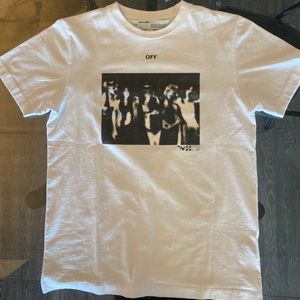 Off-White white cotton shirt